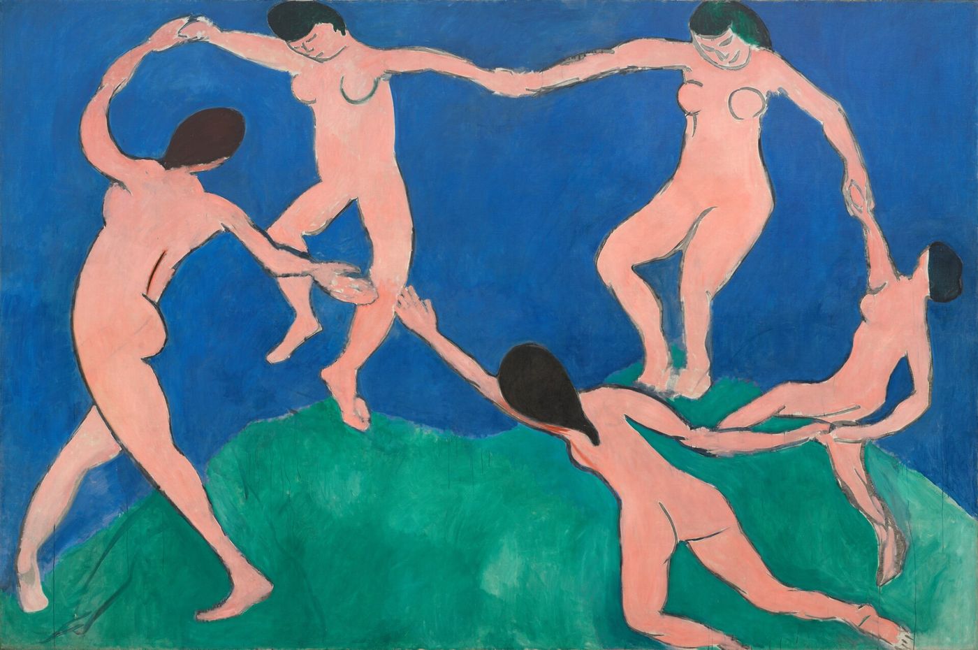 Matisse — bodies in a circle, mid-movement